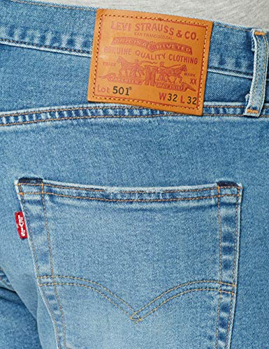 Levi's 501 Original Fit Jeans Vaqueros, Ironwood Overt, 32W / 32L para Hombre