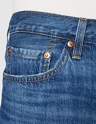 Levi's 501 Short Long Pantalones Cortos, Azul (Sansome Drifter 0016), W26 (Talla del Fabricante: 26) para Mujer