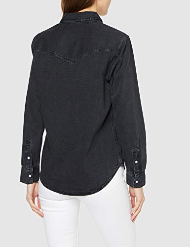 Levi's Essential Western Blusa, Negro (Black Sheen (2) 0004), Small para Mujer