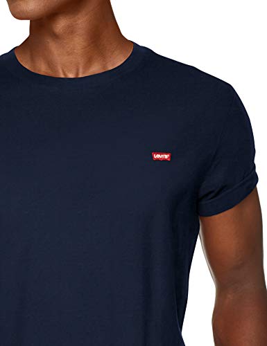 Levi's SS Original Hm tee Camiseta, Azul (Cotton + Patch Dress Blues 0017), Small para Hombre