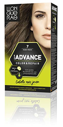 Llongueras Advance Tinte de Cabello Permanente Tono #7 Rubio Medio