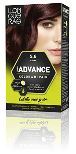 Llongueras Color Advance Tinte, Tono: 5,6 Caoba - 200 g