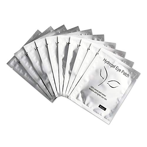 Locisne Eye Gel Pads- 100 pares de pestañas Lash Extension Pads Sin pelusa Under Eye Gel Parches Beauty Tool para Pro Salon Extensión individual de pestañas (100 bolsas = 200 piezas)