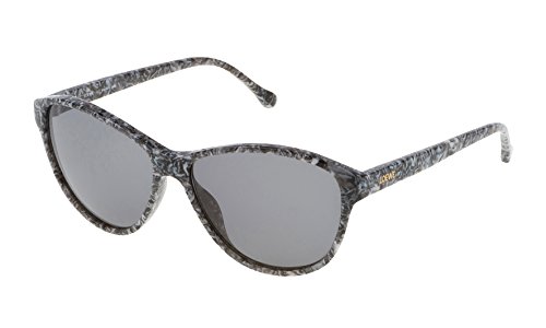 Loewe SLW931M5709AY Gafas de sol, Grey Stone Effect, 57 para Mujer