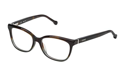 Loewe VLWA23M520793 Monturas de gafas, Havana/Light Grey, 55 Unisex