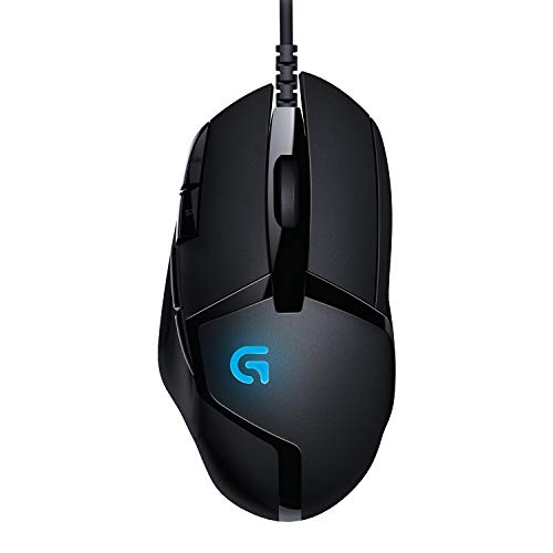 Logitech G402 Hyperion Fury Ratón Gaming con Cable, Seguimento Óptico 4,000 DPI, Peso Reducido, 8 Botones Programables, PC/Mac Negro