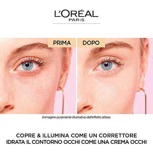 L'Oréal París Accord corrector Parfait Eye Cream in a Concealer tono claro 1-2D Ivory-Beige