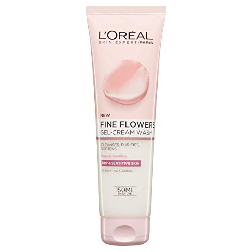 L'Oreal Paris Flores Delicadas - Leche de limpieza, limpia, desmaquilla y nutre