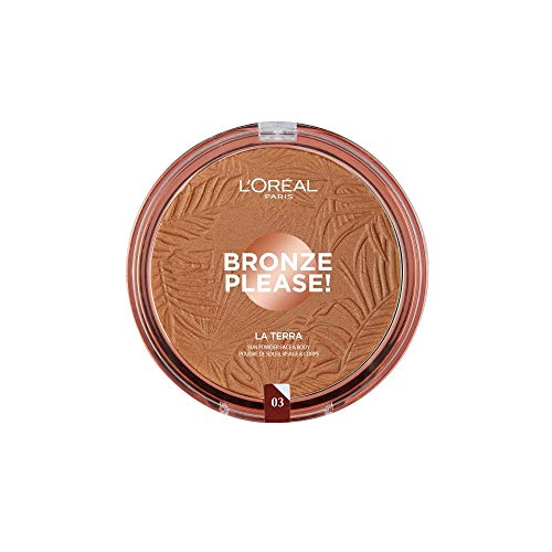 L'Oreal Paris Glam Bronze La Terra, Polvos Bronceadores, Tono 03 Panarea