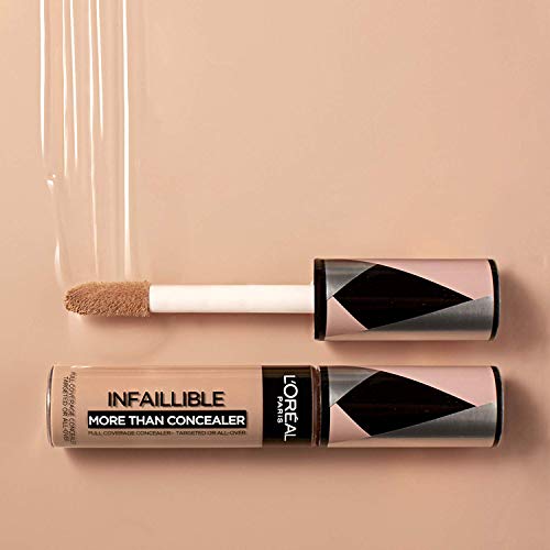 L'Oreal Paris Infalible More Than Concealer, Corrector Cobertura Completa, 330 Pecan/Pecan - 11 ml