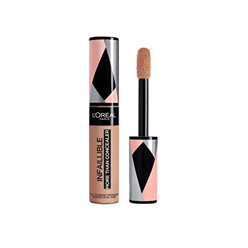 L'Oreal Paris Infalible More Than Concealer, Corrector Cobertura Completa, 330 Pecan/Pecan - 11 ml