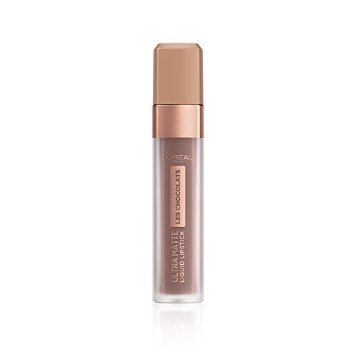 L'Óreal Paris Les Chocolats Labial Líquido Mate - Tono Marrón Nude 858 Oh my Choc!