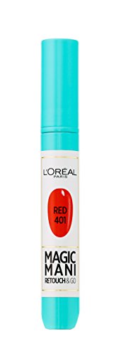 L'Oréal Paris Make-up designer Retocador de Uñas Instantáneo Magic Mani Rojo 401-1 Retocador de Uñas