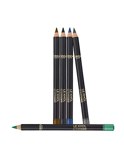 L'Oréal Paris Superliner Le Khol Lápiz de Ojos 102 Pure Espresso Marrón Lot de 3