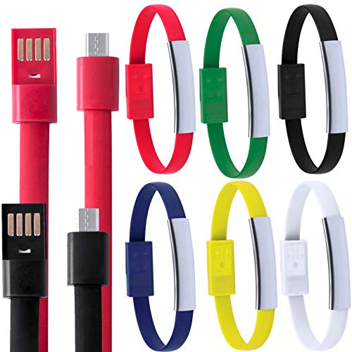 Lote de 20 Pulsera Micro USB Datos para Cargar Teléfonos presentada en Bolsa Individual. CONEXION Tipo C. Detalles Pulseras tecnológicas. Pulsera USB