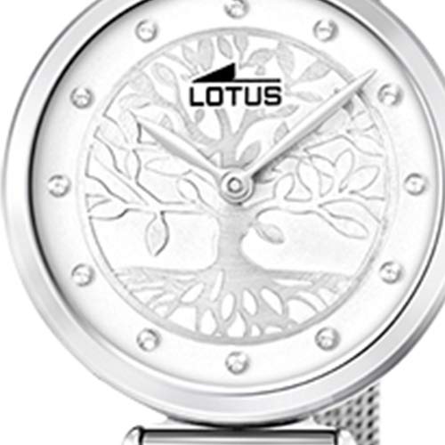 Lotus Reloj Analógico para Mujer de Cuarzo con Correa en Acero Inoxidable 18708/1