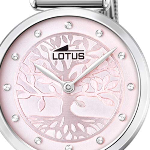 Lotus Reloj Analógico para Mujer de Cuarzo con Correa en Acero Inoxidable 18708/2