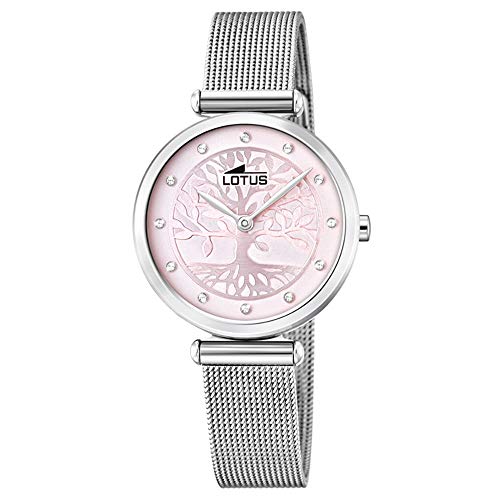 Lotus Reloj Analógico para Mujer de Cuarzo con Correa en Acero Inoxidable 18708/2