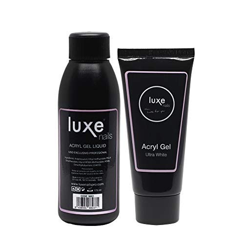 Luxe Nails 16011 Acryl Gel Clear 60 gr. + Liquid 125 ml