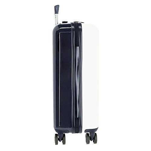 Maleta de cabina Pepe Jeans Luggage London Blanca rígida 55cm