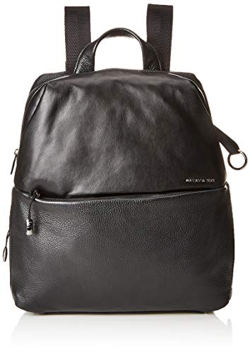 Mandarina Duck Athena, Mochila para Mujer, Negro (Nero/Black), 10x21x28.5 cm (B x H x T)