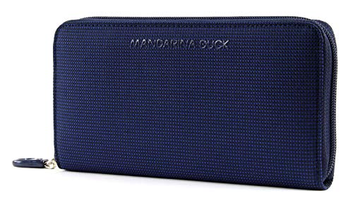 Mandarina Duck Cartera para mujer Md20, azul (Dress Blue), 2 x 10 x 18,5 cm