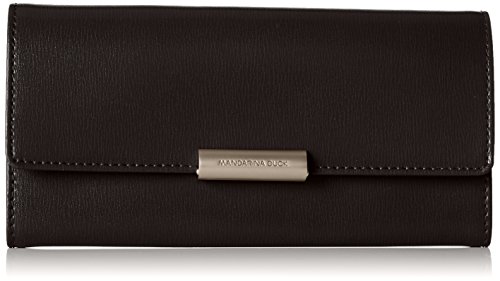 Mandarina Duck Hera 3.0 Portafoglio, Billetera para Mujer, Negro (Black), 10x21x28.5 cm (B x H x T)