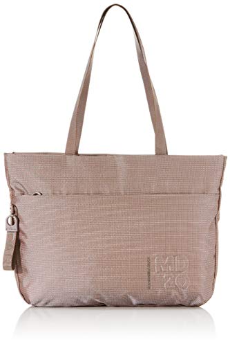 Mandarina Duck MD 20, Bolsa de mensajero para Mujer, Gris (Taupe), 10x10x10 Centimeters (W x H x L)