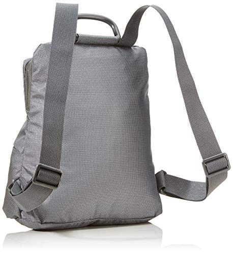 Mandarina Duck Md20 Lux Tracolla, Mochila para Mujer, Gris (Gun Metal), 10x34x30 Centimeters (W x H x L)