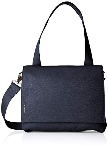 Mandarina Duck - Mellow Leather Tracolla, Bolsos de mano Mujer, Azul (Dress Blue)