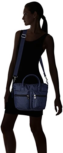 Mandarina DuckMd20 15116tz2 - Bolso de Mano Mujer, Bleu (Dress Blue 08Q) (Azul) - 15116tz2_Dress Blue 08q