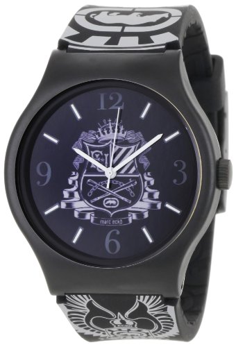 Marc Ecko Reloj Análogo clásico para Hombre de Cuarzo con Correa en Silicona E06511M1