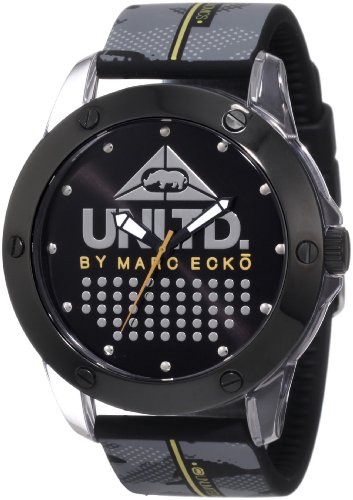 Marc Ecko Reloj Análogo clásico para Hombre de Cuarzo con Correa en Silicona E09520G6