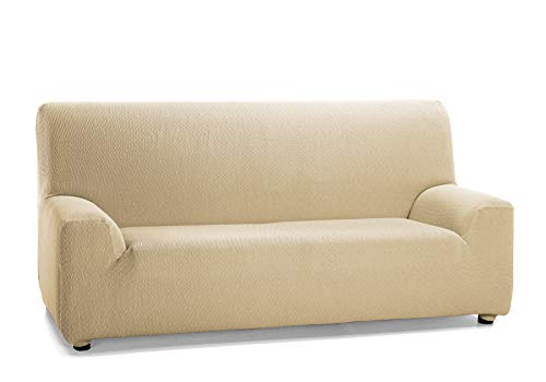 Martina Home Tunez - Funda elástica para sofá, Beige, 3 Plazas (180-240 cm)