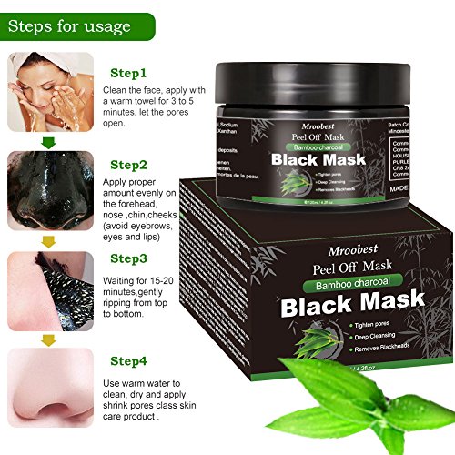 Mascarilla Exfoliante, Mascarilla Exfoliante Facial, Peel Off Máscara, Puntos Negros Mascarilla, Purificante Espinillas y Piel Muerta, Hidratar Piel, Eliminar Puntos Negros, Acné - 120ML