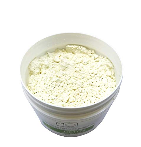 Mascarilla facial de alginatos DETOX con té verde y extracto limón 150gr. M·O·I Skincare