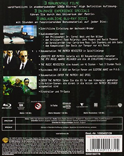 Matrix - The Complete Trilogy [Alemania] [Blu-ray]