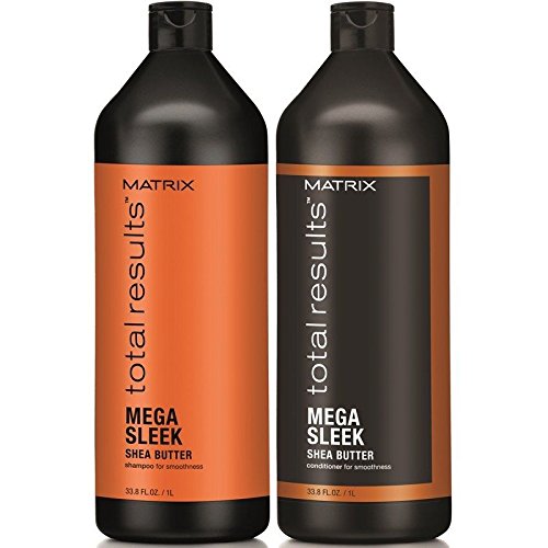 Matrix Total Result Sleek Shampoo & Conditioner Liter Duo