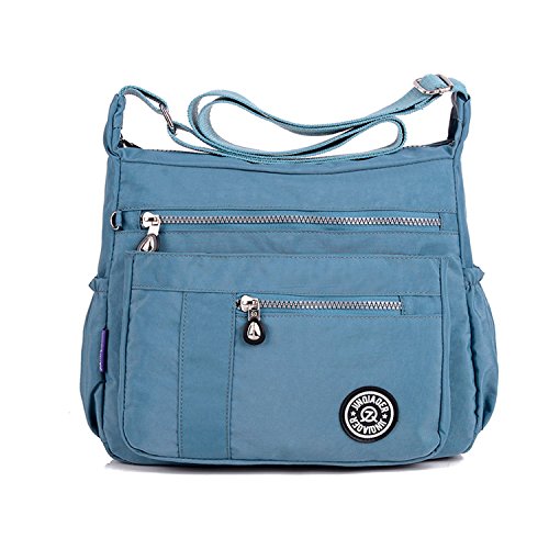 MeCooler Bolsos de Moda Mujer Bolso Bandolera Escolares Ligero Bolsos Escuela Impermeable Casual Bolsas de Viaje para Sport Bolsas de Deporte