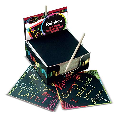 Melissa & Doug- Box of Rainbow Mini Tarjetas para Dibujar, Multicolor (15945)