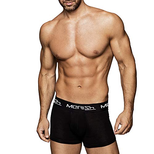 MERISH Bóxer Hombre Pack de 8 Algodon Calzoncillos Hombres Boxers 216b M