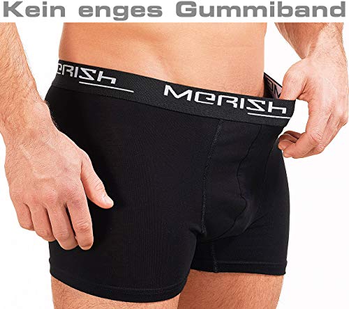 MERISH Bóxer Hombre Pack de 8 Algodon Calzoncillos Hombres Boxers 216b M