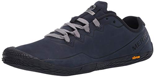 Merrell Vapor Glove 3 Luna Leather, Zapatillas Deportivas para Interior para Hombre, Azul (Navy), 44.5 EU