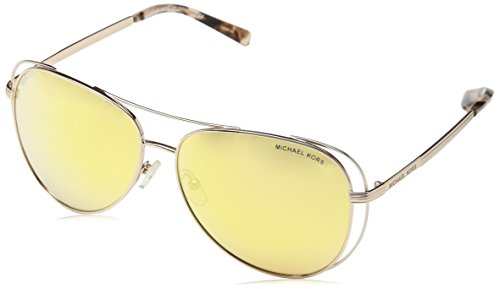 Michael Kors Lai Gafas de sol, Rose Gold/Silver 11757J, 58 Unisex-Adulto