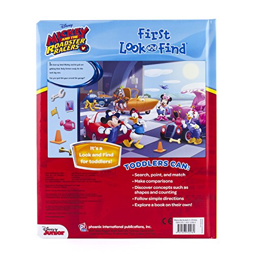 Mickey Roadster Racer First Look & Find: Go, Go, Go! (My First Look & Find Book)