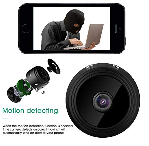 Mini Spy Camera Wireless Hidden Home WiFi Security Cameras with App 1080P, Inc 32GB SD Card + Plus More. Visión Nocturna Movimiento Activado Interior Exterior iPhone/Android Teléfono Pequeña