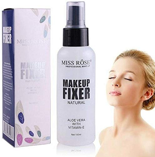 MISS ROSE Ajuste de maquillaje en aerosol Acabados de maquillaje en aerosol Maquillaje Mist Cara Primer Base Base Fijador Hidratante