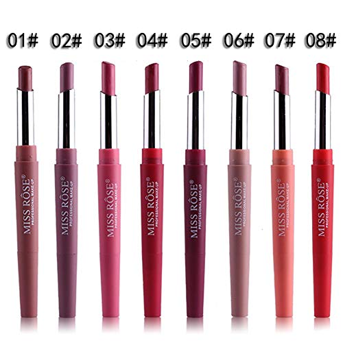 Miss Rose® lipliner 2 in1 Lipstick (Plum Lush 05) Lippenstift – Labio Kon turliner