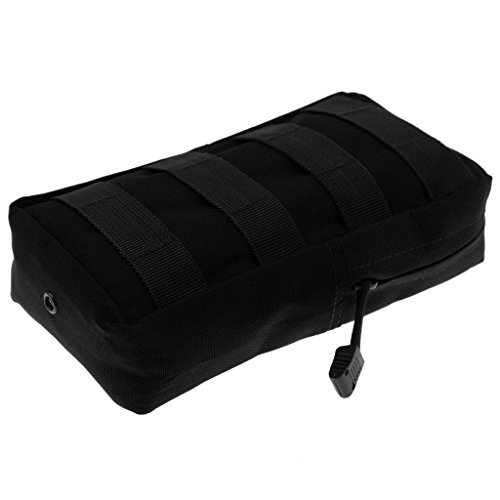 Molle Bolsa Para Uso General Táctico Modular de Accesorios de Camuflaje Militar Bolsa - Negro, for 15Inch Macbook