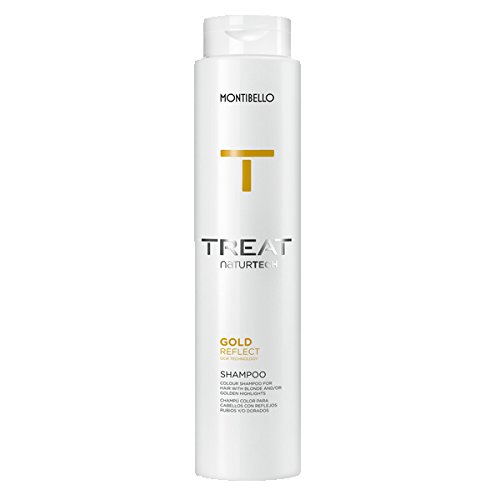 MONTIBELLO TREAT GOLD REFLECT_Champú 300ml_CABELLOS CON REFLEJOS RUBIOS Y/O DORADOS